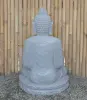  Product image 6 of the product “Seated Buddha made of Riverstone in Bhumisparsha - gesture of touching the earth. 83cm height. ”
